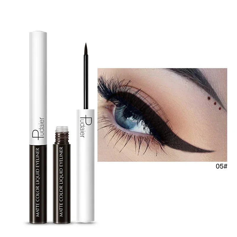 15 Color Long Lasting Liquid Eyeliner Makeup Waterproof Fast Dry Liquid Eyeliner Matte Multicolor Eye Liner